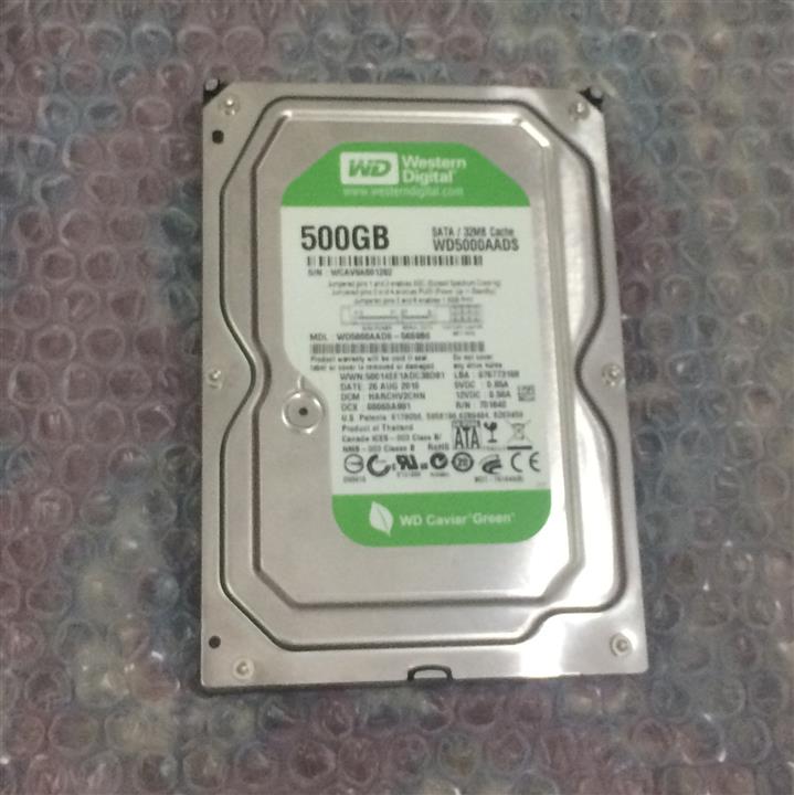 هارد کامپیوتر 500 گیگ وسترن دیجیتال سبز HDD INTERNAL WESTERN DIGITAL 500GB